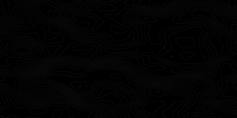 Abstract Topography Map with Contour Line Modern Design, White Background and Topographic Wavy Pattern.	