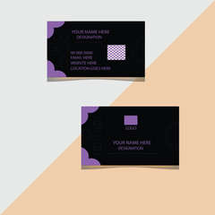 A beautiful business card design template