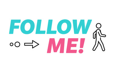 Follow Me sticker 