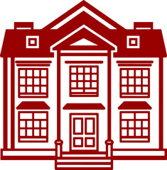 Fototapeta premium home icon transparent vector
