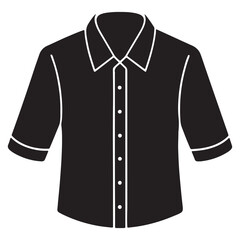 shirt sketch icon set silhouette vector illustration
