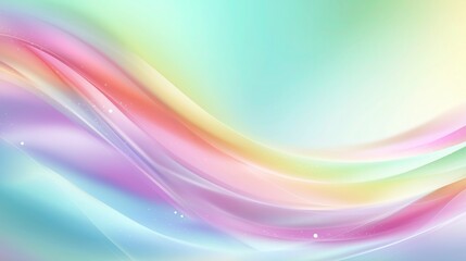 Dreamy Gradient Soft Curve Background, Vector HD Banner Design for Presentation and Digital Art