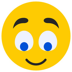 Fototapeta premium eyes flat icon