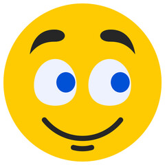 Fototapeta premium eyes flat icon