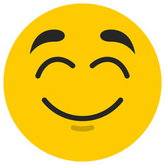 smile flat icon