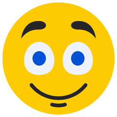smile flat icon