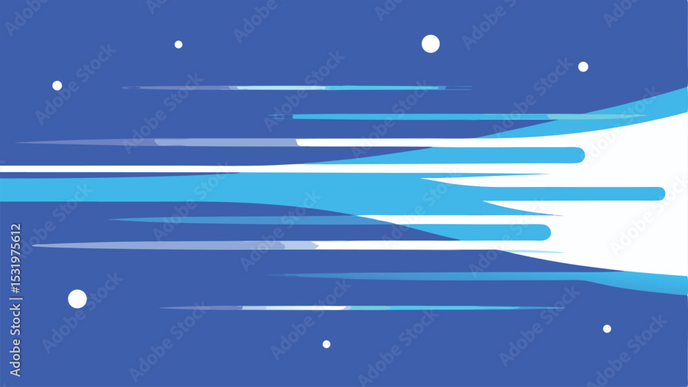 Poster abstract blue design with transparent elements on a white background for versatile projects