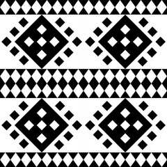 Abstract ethnic geometric pattern design for background or Wallpaper.