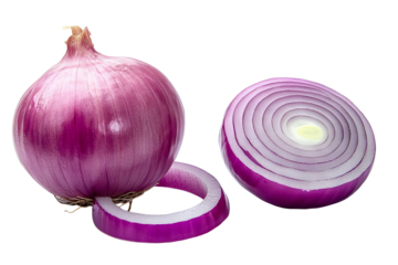 Golden crispy onion rings isolated high-resolution PNG on transparent background — perfect cutout for fast-food menu layouts, burger topping mock-ups, bar snack promotions, and culinary branding