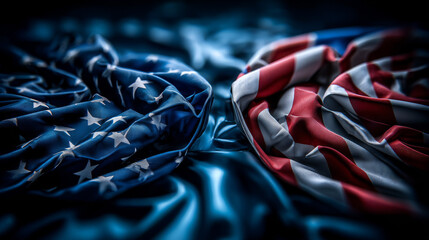 Concept of economic tariffs trade war with  tax barrier between Russian Federation  and United States. Trade war economy, business finance investment. Sanctions and Problem