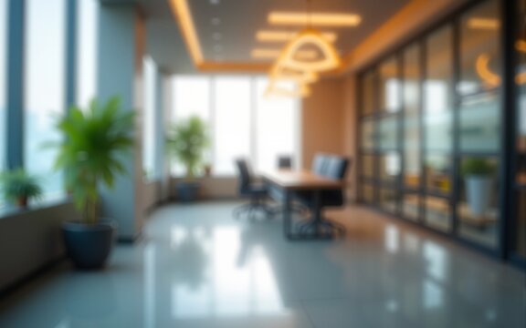 Background office. Blurred of office in thailand. High quality
