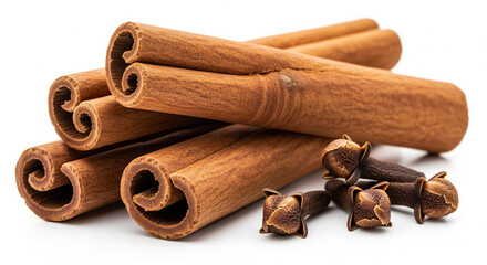 Cinnamon Sticks and Cloves Spice