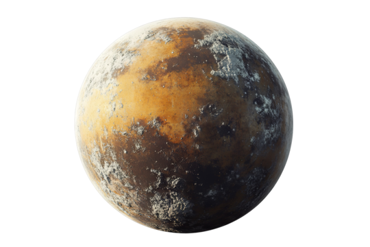 High-resolution planet earth render isolated on transparent background — realistic globe cutout ideal for environmental infographics, space-themed web design, global marketing visuals, and educational