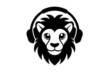lion head vector