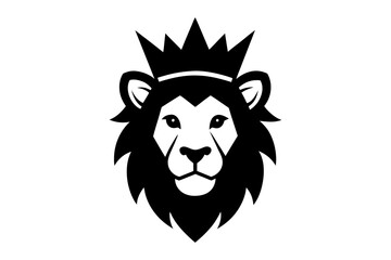 lion head with crown