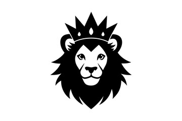 lion head with crown