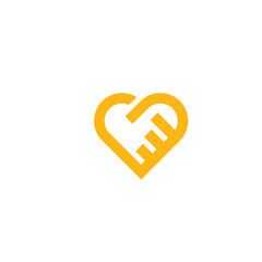 Fototapeta premium Golden Heart: A Symbol of Charity and Support