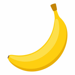 Pisang Raja Banana on White Background

