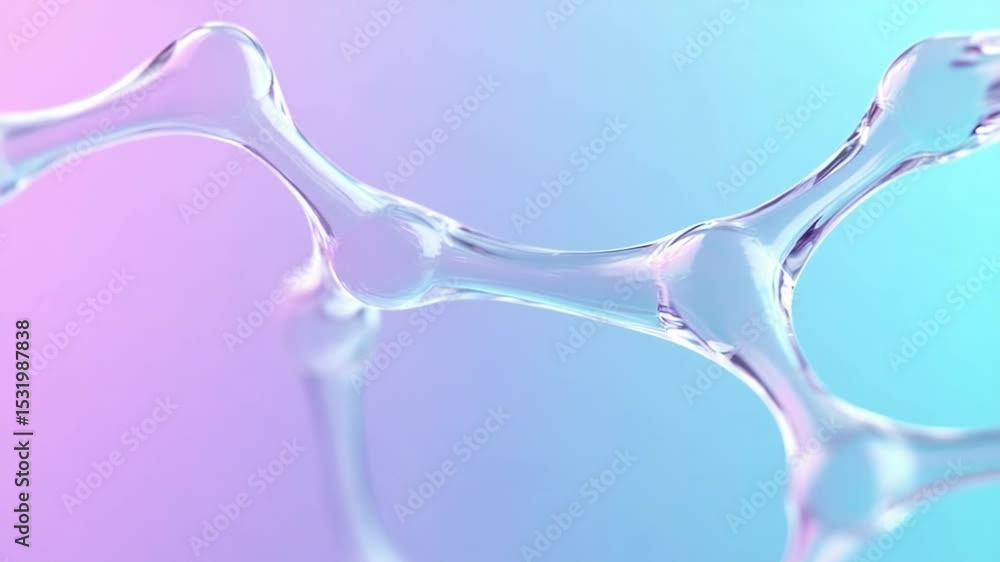 Poster abstract molecular structure: a visually stunning depiction of a transparent molecular structure. th