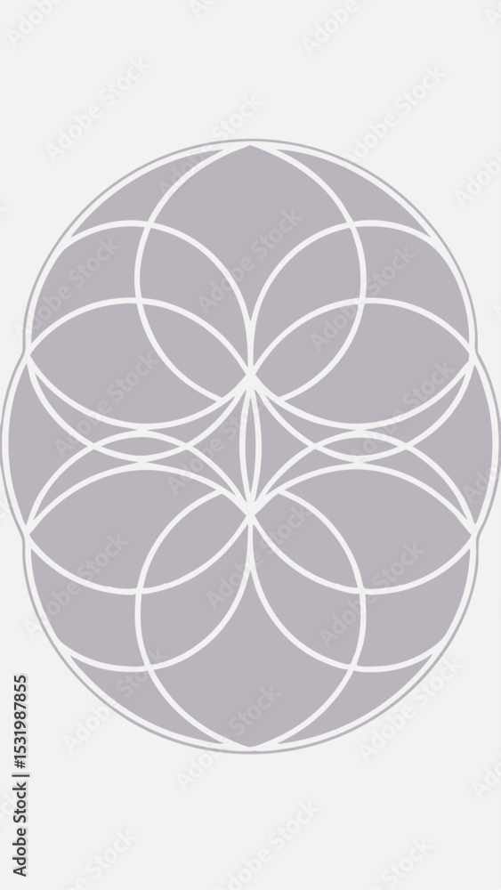 Poster abstract geometric pattern with transparent elements suitable for modern design projects