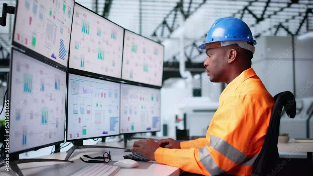 Poster Factory SCADA System Maintenance Engineer Using Technology
