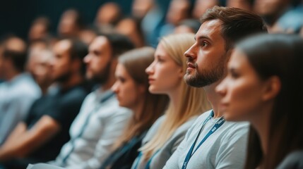 Attendees at a conference