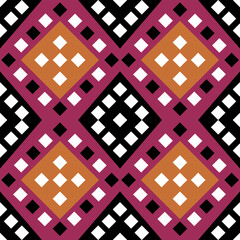 Abstract ethnic geometric pattern design for background or Wallpaper.