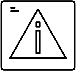 Information Warning Sign Icon