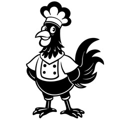 funny cartoon chicken