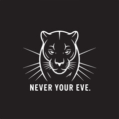 Cute cartoon tiger head vector illustration with striking eyes and fur