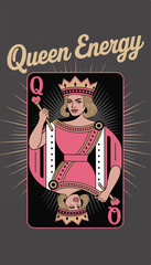 Obraz premium Retro-style illustration of a vintage Halloween party woman with a skull and music design poster card
