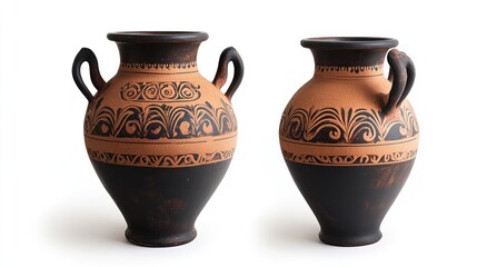 Ancient Greek Amphoras: A Study in Black-Figure Pottery