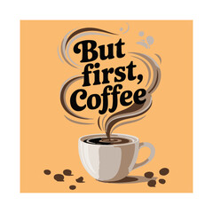 Coffee T-shirt Design 