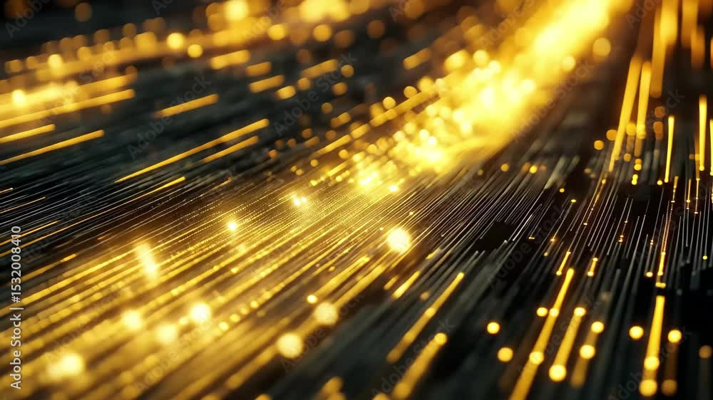 Poster Flow of binary code illustrating data storage and transfer in a digital landscape, Stream of binary code Storage and transfer of digital data concept 3D render seamless
