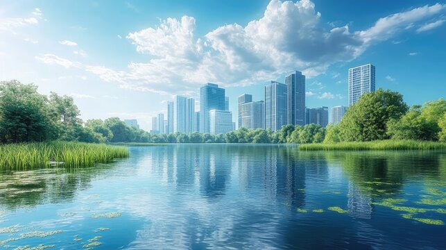 Water management using nature-based solutions for flooding control, wetland preservation, sustainable urban design, ecosystem restoration, and low-impact hydrological resilience