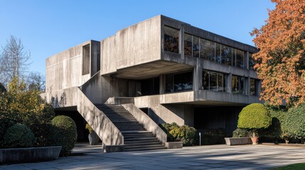 Concrete Architecture: Modernist Building Exterior
