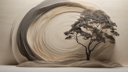 The Art of Balance Serenity and Nature Through Wood