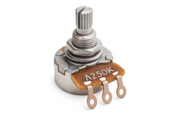 A250K Potentiometer – Precision Rotary Variable Resistor Close-Up