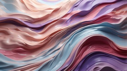 Swirling Abstract Pastel Colors Background Waves of Artistic Design