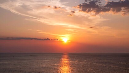 Sunset over the ocean (1)