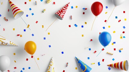 Celebration Background: A white background with subtle shadows, featuring a minimalist design. Perfect for birthdays, graduation ceremonies, or any other joyous occasions.