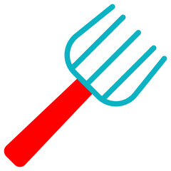 pitchfork flat icon