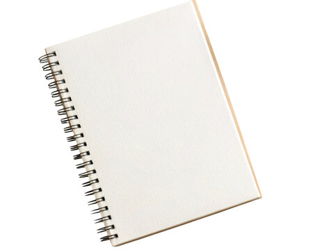 Spiral Notebook with Blank Pages isolated on transparent background
