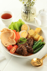 Selat Solo Concoction of Salat, Known as Javanese Steak.