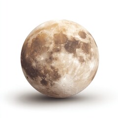 Full moon, muted earth tones