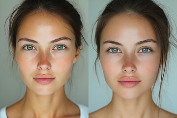 The results of cosmetic procedures. Generative AI