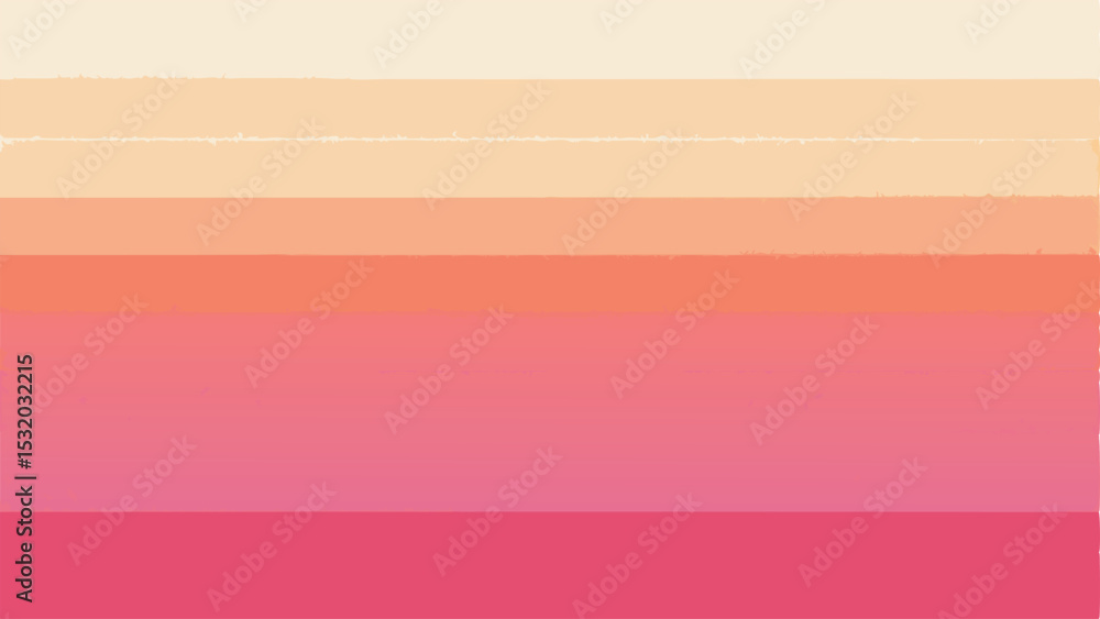 Poster abstract gradient background with horizontal lines in various shades of pink and peach tones