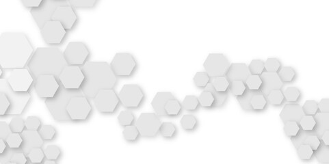 Blue Hexagon on Minimal Simple Blue Watercolor, Vector Illustration of Science, Technology and Medical Concept Hexagon on Transparent Background.