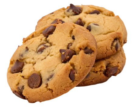 Delicious homemade chocolate chip cookies fresh baked treat dessert bakery sweet snack food photography