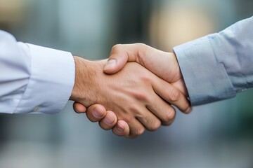 handshake between two businessmen